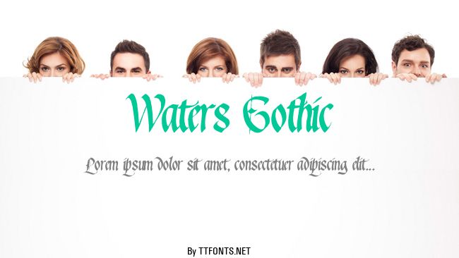 Waters Gothic example